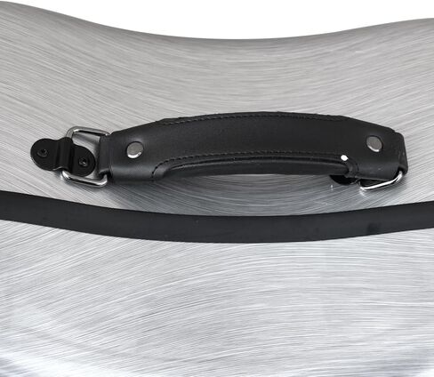 Cello Case Matte White 4/4 Full Size with Wheels Carbon Fiber Material Lightweight and Waterproof,Effective Protection in Kuwait