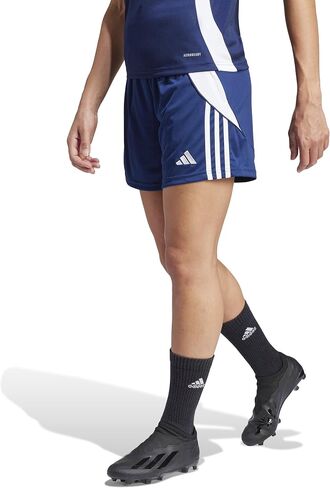 adidas Women's Tiro 24 Training Short, Team Navy Blue/White, Small in Saudi Arabia