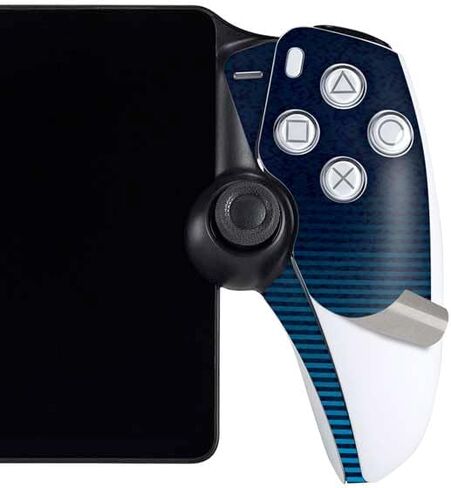 ملصق Skinit المخصص للألعاب متوافق مع PlayStation Portal Remote Player - تصميم Carolina Panthers مرخص رسميًا من الدوري الوطني لكرة القدم الأمريكية in Saudi Arabia