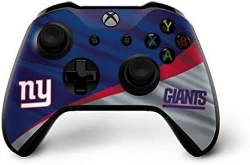 Skinit Decal Gaming Skin Compatible with Xbox One X Controller - Officially Licensed NFL New York Giants Design in Saudi Arabia