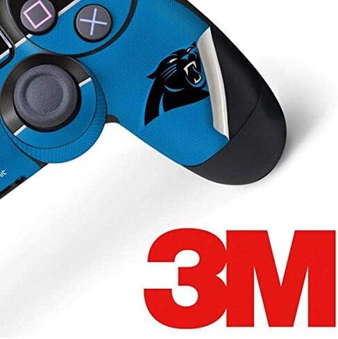 Skinit Decal Gaming Skin Compatible with PS4 Controller - Officially Licensed NFL Carolina Panthers Design in Saudi Arabia