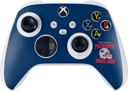 Skinit Decal Gaming Skin Compatible with Xbox Series S Controller - Officially Licensed NFL New England Patriots Design in Saudi Arabia