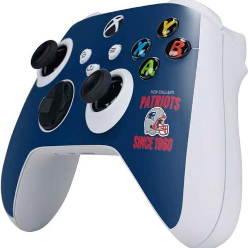 Skinit Decal Gaming Skin Compatible with Xbox Series S Controller - Officially Licensed NFL New England Patriots Design in Saudi Arabia