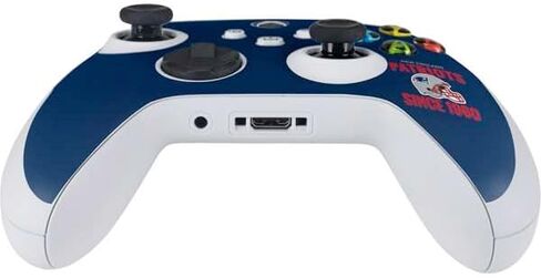 Skinit Decal Gaming Skin Compatible with Xbox Series S Controller - Officially Licensed NFL New England Patriots Design in Saudi Arabia
