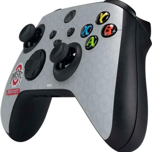Skinit Decal Gaming Skin Compatible with Xbox Series X Controller - Officially Licensed Ohio State University Buckeyes Red Logo Design in Saudi Arabia