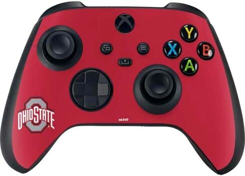 Skinit Decal Gaming Skin Compatible with Xbox Series X Controller - Officially Licensed Ohio State University Buckeyes Red Logo Design in Saudi Arabia