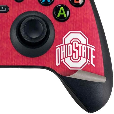Skinit Decal Gaming Skin Compatible with Xbox Series X Controller - Officially Licensed Ohio State University Buckeyes Red Logo Design in Saudi Arabia