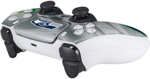Skinit Decal Gaming Skin Compatible with PS5 Controller - Officially Licensed NFL Seattle Seahawks Design in Saudi Arabia