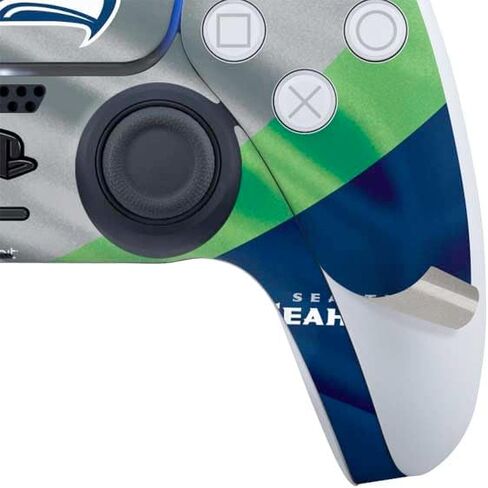 Skinit Decal Gaming Skin Compatible with PS5 Controller - Officially Licensed NFL Seattle Seahawks Design in Saudi Arabia