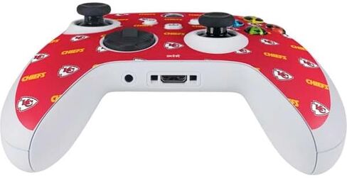 Skinit Decal Gaming Skin Compatible with Xbox Series S Controller - Officially Licensed NFL Kansas City Chiefs White Blast Design in Saudi Arabia