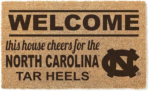 ممسحة أرجل من KH Sports Fan North Carolina (Chapel Hill) ذات الكعب العالي الترحيب بفريق جوز الهند، مقاس واحد in Saudi Arabia