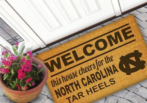 ممسحة أرجل من KH Sports Fan North Carolina (Chapel Hill) ذات الكعب العالي الترحيب بفريق جوز الهند، مقاس واحد in Saudi Arabia