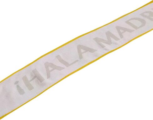 adidas Unisex-Adult Real Madrid Home Scarf, White/Bold Gold/Solid Grey, No Size in Saudi Arabia