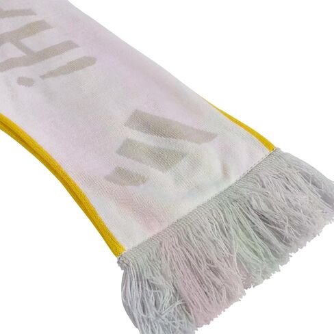 adidas Unisex-Adult Real Madrid Home Scarf, White/Bold Gold/Solid Grey, No Size in Saudi Arabia