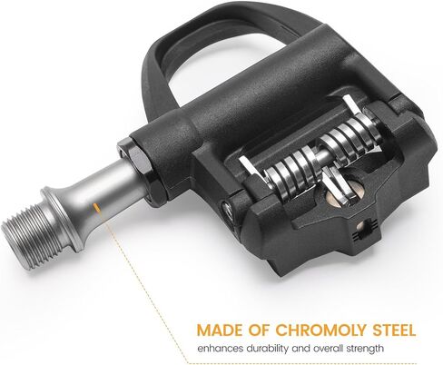 SPD-SL Road Bike Pedals Clipless Bicycle Pedal Compatible with Shimano Peloton Sealed Bearings 9/16" Nylon Composite with SMSH11 Cleats Cycling Fitness Lightweight Replacement Accessories Gift in Saudi Arabia
