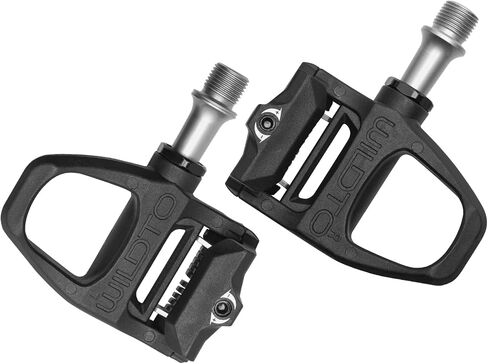 SPD-SL Road Bike Pedals Clipless Bicycle Pedal Compatible with Shimano Peloton Sealed Bearings 9/16" Nylon Composite with SMSH11 Cleats Cycling Fitness Lightweight Replacement Accessories Gift in Saudi Arabia