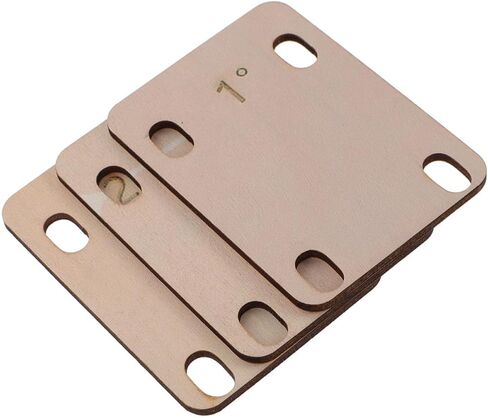 3pcs Guitar Neck Shims for Electric Bass Spacers for Precise Neck Angle Adjustment Easy Installation in Saudi Arabia