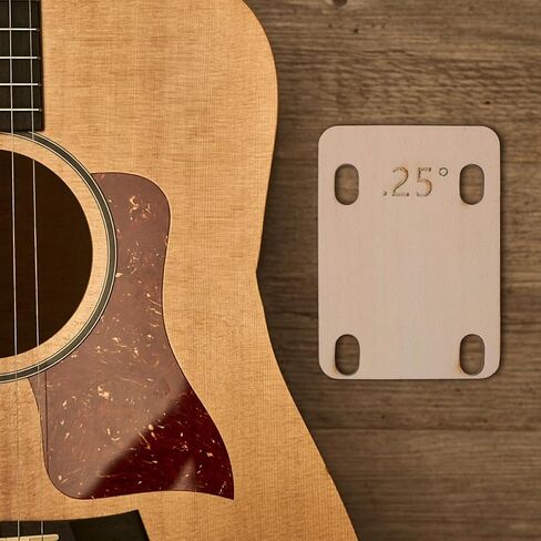 3pcs Guitar Neck Shims for Electric Bass Spacers for Precise Neck Angle Adjustment Easy Installation in Saudi Arabia