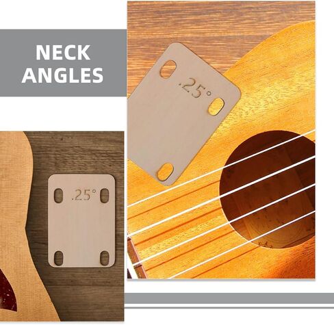 3pcs Guitar Neck Shims for Electric Bass Spacers for Precise Neck Angle Adjustment Easy Installation in Saudi Arabia