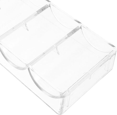 Yardwe Acrylic Poker Chip Tray Holder Multi-Grid 100 Chips Storage Design for Game Night Supplies in Kuwait