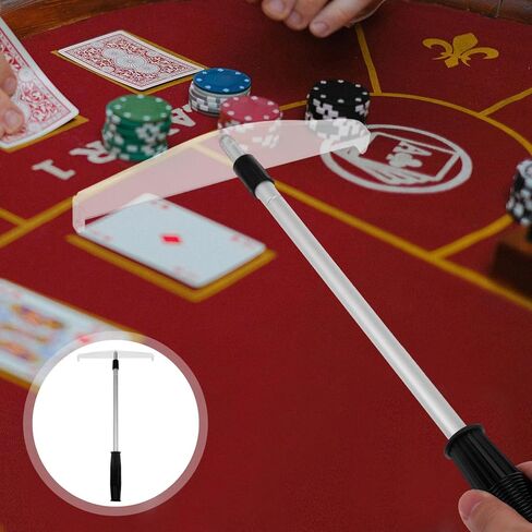 UPKOCH Telescopic Poker Chip Rake Smooth Chip Collector Rod for Games Comfortable to Store Design Game Accessory in Saudi Arabia