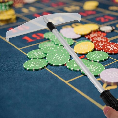 UPKOCH Telescopic Poker Chip Rake Smooth Chip Collector Rod for Games Comfortable to Store Design Game Accessory in Saudi Arabia
