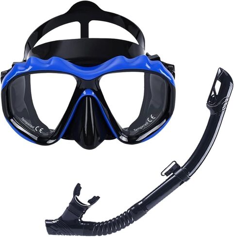 +2.0 to +5.0 Hyperopia Diving Mask Farsighted with Tempered Glass Lenses, Gear for Men Women in Kuwait