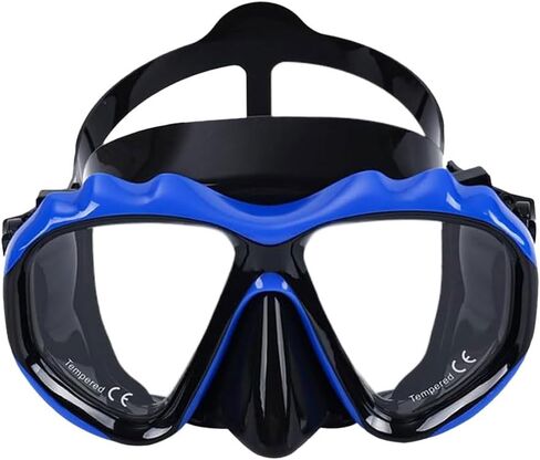 +2.0 to +5.0 Hyperopia Diving Mask Farsighted with Tempered Glass Lenses, Gear for Men Women in Kuwait