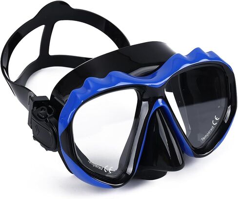 +2.0 to +5.0 Hyperopia Diving Mask Farsighted with Tempered Glass Lenses, Gear for Men Women in Kuwait