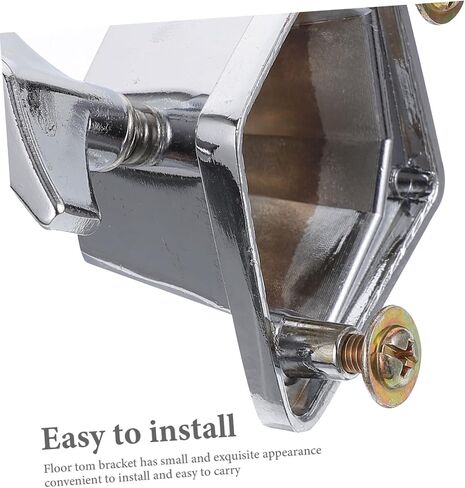 Drum Hardware Floor Tom Leg Bracket Replacement Plated Support for Snare Drum Stability and Balance Practical Drummers in Saudi Arabia