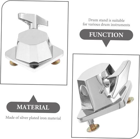 Drum Hardware Floor Tom Leg Bracket Replacement Plated Support for Snare Drum Stability and Balance Practical Drummers in Saudi Arabia