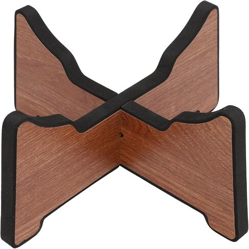 Focket Ethereal Drum Stand, Detachable Wooden Display Rack with Non Absorbent Silicone Layer for Handpan Tongue Drum Handpan Holder (M 25x25x10.5cm / 9.8x9.8x4.1in) in Saudi Arabia