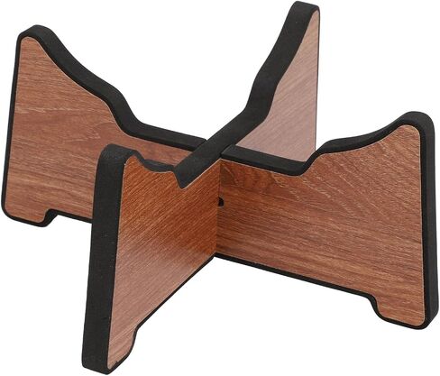 Focket Ethereal Drum Stand, Detachable Wooden Display Rack with Non Absorbent Silicone Layer for Handpan Tongue Drum Handpan Holder (M 25x25x10.5cm / 9.8x9.8x4.1in) in Saudi Arabia