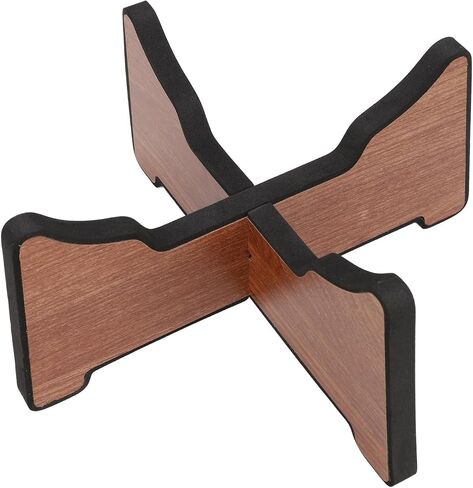 Focket Ethereal Drum Stand, Detachable Wooden Display Rack with Non Absorbent Silicone Layer for Handpan Tongue Drum Handpan Holder (M 25x25x10.5cm / 9.8x9.8x4.1in) in Saudi Arabia