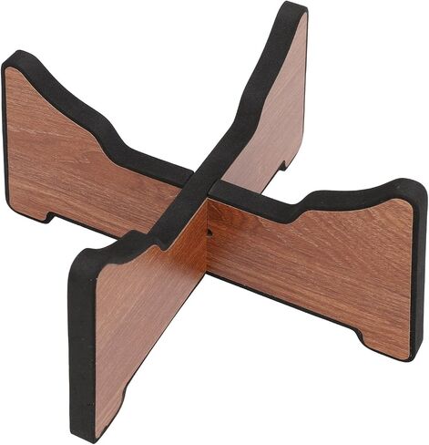 Focket Ethereal Drum Stand, Detachable Wooden Display Rack with Non Absorbent Silicone Layer for Handpan Tongue Drum Handpan Holder (M 25x25x10.5cm / 9.8x9.8x4.1in) in Saudi Arabia