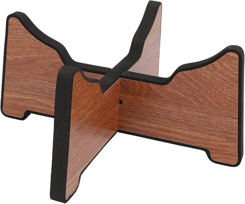 Focket Ethereal Drum Stand, Detachable Wooden Display Rack with Non Absorbent Silicone Layer for Handpan Tongue Drum Handpan Holder (M 25x25x10.5cm / 9.8x9.8x4.1in) in Saudi Arabia