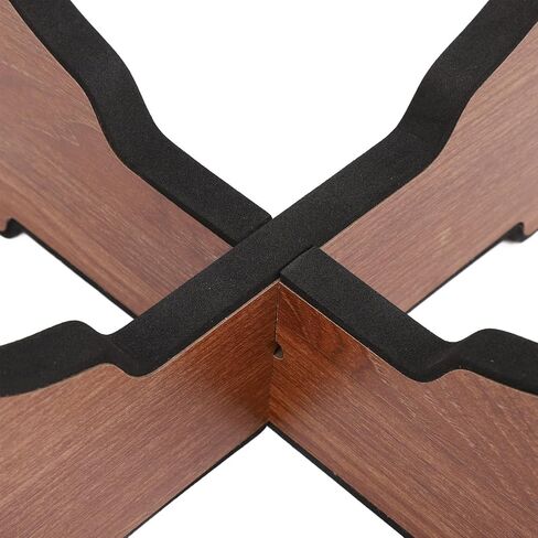 Focket Ethereal Drum Stand, Detachable Wooden Display Rack with Non Absorbent Silicone Layer for Handpan Tongue Drum Handpan Holder (M 25x25x10.5cm / 9.8x9.8x4.1in) in Saudi Arabia