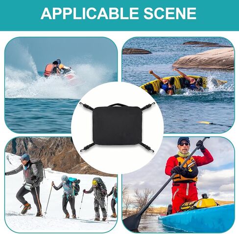 Paddleboard Deck Bag - Patches Surfboard Outdoor | Waterproof Paddle Board Storage | Paddling Food Drink Organization Pouch for Travelers Photographers Enthusiasts Hobbyists Paddleboarders in Saudi Arabia