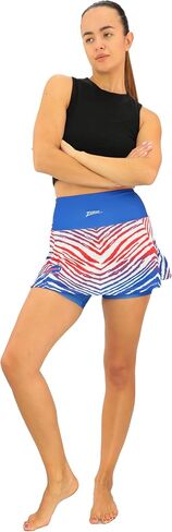 تنورة Zubaz NFL النسائية Powermesh مع جيوب (X-Small - 3XL) in Saudi Arabia