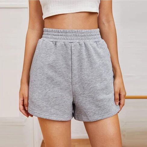 Sweat Shorts for Women Trendy Casual Athletic Running Shorts 2025 Summer Lightweight High Waist Vacation Outfits in Saudi Arabia