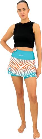 تنورة Zubaz NFL النسائية Powermesh مع جيوب (X-Small - 3XL) in Saudi Arabia