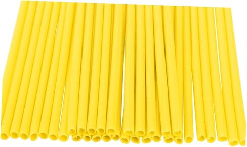 75 PCS Motorcycle Bike Covers Yellow Wheel Rim Protectors for Dirt Bikes and Durable Rim Wraps for Customizing and Protecting Spokes in Saudi Arabia