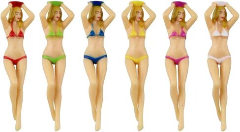 LKTEE Funny Golf Tees - 6-Pack Women's Bikini Style Plastic Golf | Perfect for Funny Golf Gifts, Martini Golf Tees Inspiration, Ideal for Birthdays, Holidays, Bachelorette Parties in Saudi Arabia