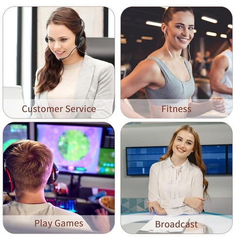 20 Pack Lapel Mic Clip Earphone Wire Clips Small Headphone Cable Clothing Clip, Mic Cord Holder for Fixing Earphone/Microphone Cord Black in Kuwait