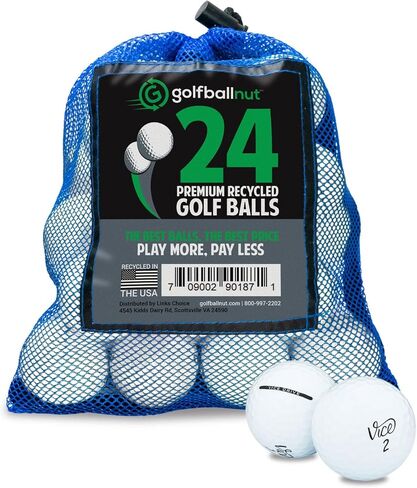 Used and Recycled for Vice White Bulk Mix Near Mint - 4A Quality Golf Balls Mesh Bag Included in Kuwait