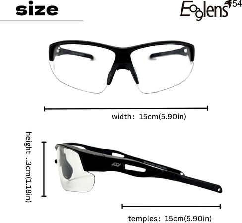 Outdoor Sports photochromic or polarized wrap around Cycling Sunglasses for Men & Women TR90 Frame UV Protection in Kuwait