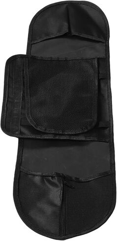 Zerodeko Portable Skateboard Storage Pouch with Shoulder Strap Thick PVC Skateboard Sling Bag Multi-functional Carry Bag with Spacious Interior for Skate Gear and Accessories in Saudi Arabia