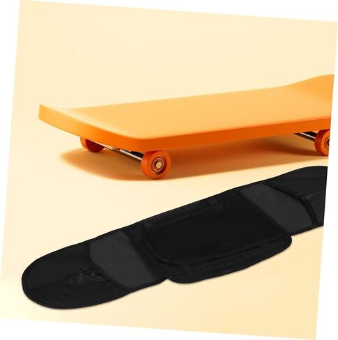 Zerodeko Portable Skateboard Storage Pouch with Shoulder Strap Thick PVC Skateboard Sling Bag Multi-functional Carry Bag with Spacious Interior for Skate Gear and Accessories in Saudi Arabia