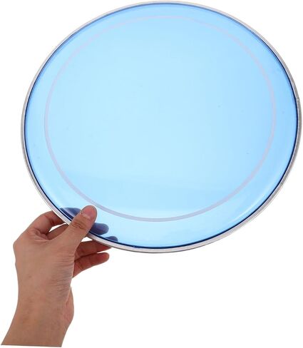 Milisten Jazz Drum Double-skin Drum Head Blue Double-layer Oil Skin Polyester Film Cover Replacement for Musical Instrument Parts in Saudi Arabia