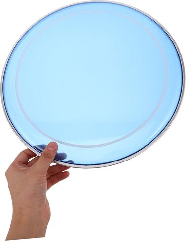 Hemoton Drum Skin Replacement Double-skin Jazz Drum Head Polyester Film Blue Musical Instrument Accessory in Saudi Arabia
